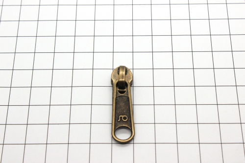 Preview: loser Bügelschieber messing-antik