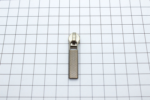 Preview: loser Bügelschieber Magnus silber-messing-matt