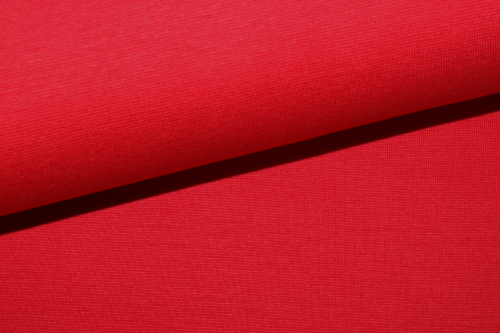 Bündchen Feinstrick rot  (10 cm)
