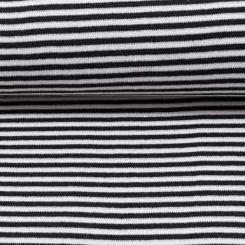 Bündchen schwarz/ weiß (10 cm)