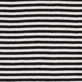 Preview: Bündchen schwarz/ weiß (10 cm)