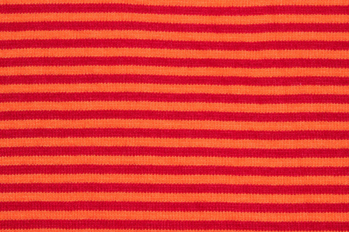 Preview: Bündchen orange/rot (10 cm)