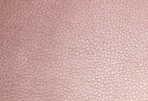 Preview: Metallic- Kunstleder rosé (10 cm)