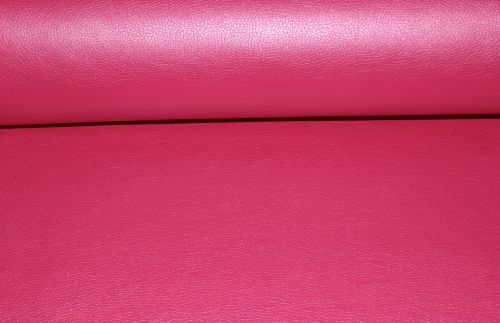 Metallic- Kunstleder pink (10 cm)