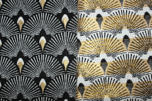 Jaquard- Dekostoff Metallic (10 cm)