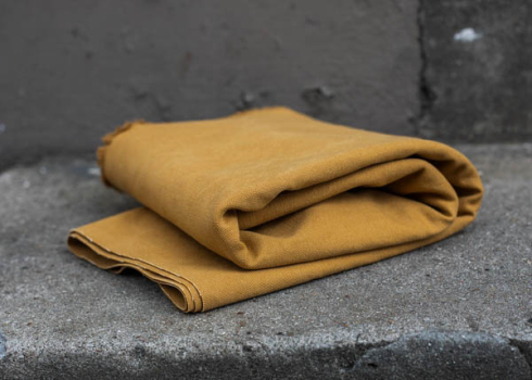 Heavy Canvas usedlook 17 oz mustard (10 cm)