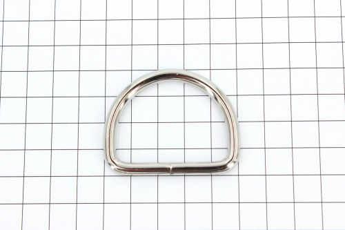 D- Ring 40 mm silberfarben (1 Stück)