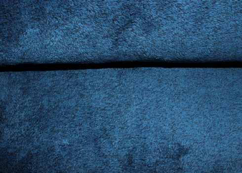 Kuschelfleece Chacky kräftiges blau (10 cm)