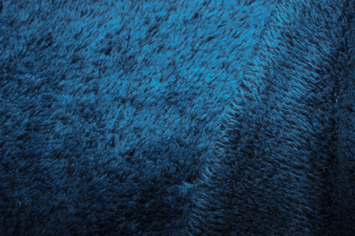 Preview: Kuschelfleece Chacky kräftiges blau (10 cm)