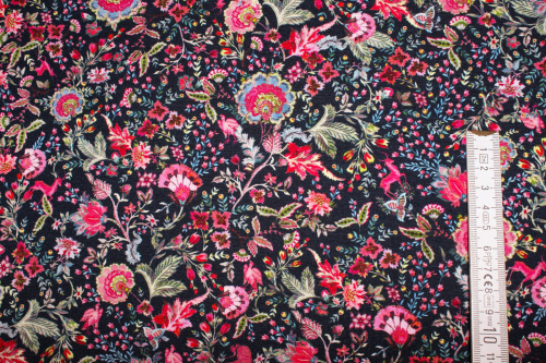 Preview: Viskose Jersey "Royal" dunkelblau (10 cm)