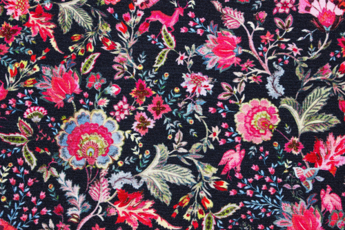 Preview: Viskose Jersey "Royal" dunkelblau (10 cm)