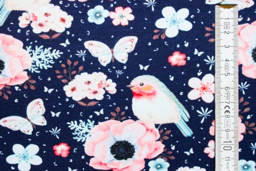 Preview: Jersey Rotkehlchen marine (10 cm)