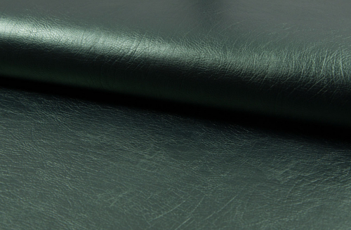 Lederimitat Vintage dusty green-metallic (10 cm)