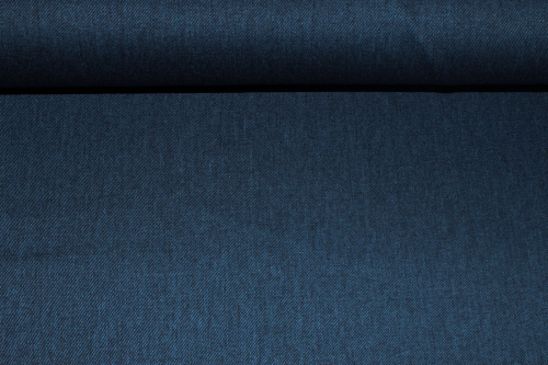 Preview: Doubleface-Jeans Sterne blau  (10 cm)