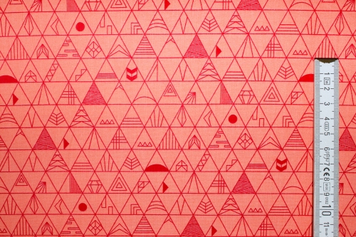 Preview: Designerbaumwolle Panache kräftiges lachs (10 cm)