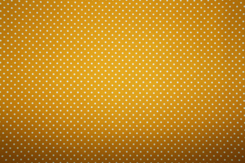 Preview: Baumwolle Punkte helleres senf/weiß (10 cm)