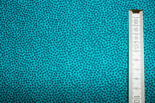 Preview: Baumwollstoff Dotty petrol (10 cm)