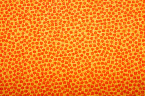 Baumwollstoff Dotty orange (10 cm)
