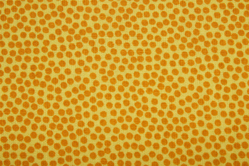 Baumwollstoff Dotty gelb (10 cm)