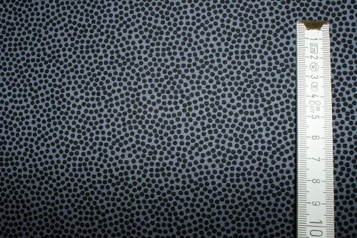 Preview: Baumwollstoff Dotty dunkelgrau (10 cm)