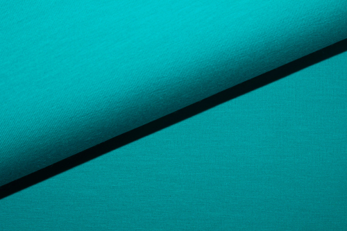 French Terry grünpetrol (10 cm)