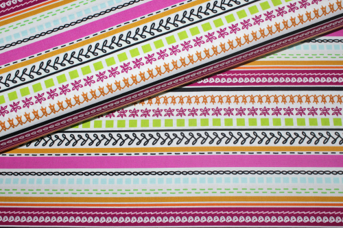 Designerbaumwollstoff Maximal Broderie Warm (10 cm)