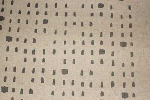 Preview: schwerer Canvas/Jute/Taschenstoff Kinari natur/grau (10 cm)