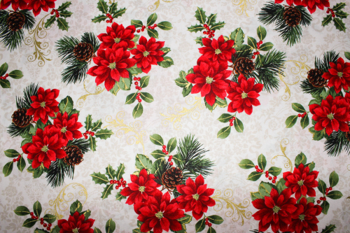 Preview: Baumwollstoff Deck the Halls (10 cm)