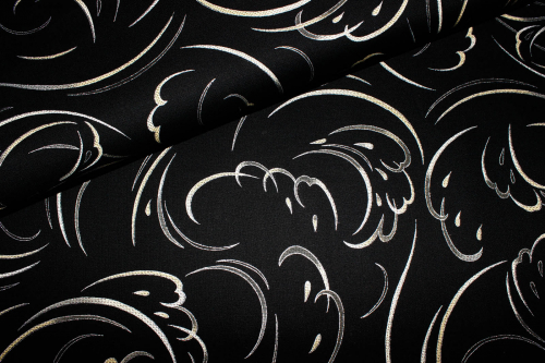 Designerbaumwolle Moonlight Garden (10 cm)