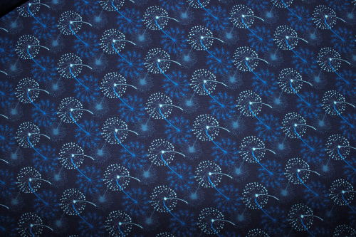 Preview: Jersey Pusteblume dunkelblau (10 cm)