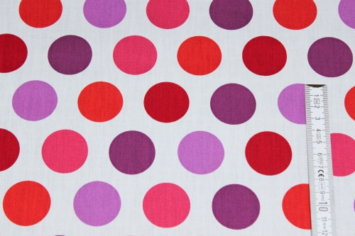 Preview: Baumwolle Punkte bunt (10 cm)