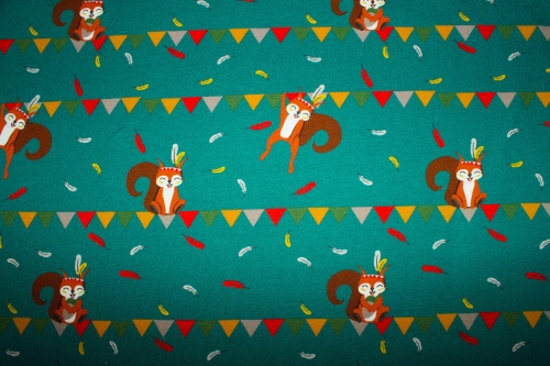 Preview: Sommersweat Squirrel  grün (10 cm)