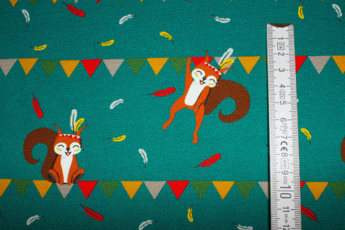 Preview: Sommersweat Squirrel  grün (10 cm)