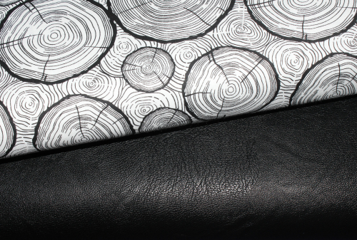 Preview: Designerbaumwollstoff Wood Grain (10 cm)