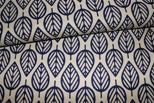 japanische Baumwoll/Leinenmischung Canvas Blätter (10 cm)