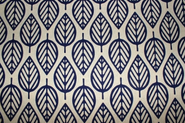 Preview: japanische Baumwoll/Leinenmischung Canvas Blätter (10 cm)