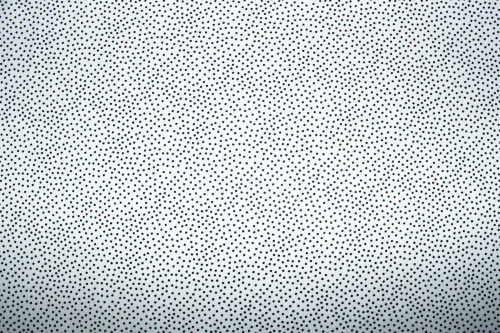 Preview: Designerbaumwolle Garden Pindot weiß/schwarz (10 cm)