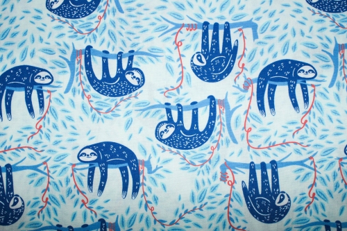 Preview: Designerbaumwollstoff Selva (10 cm)