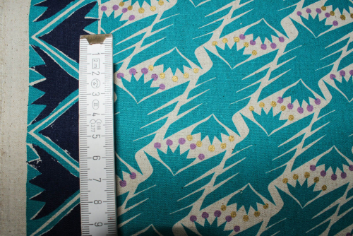 Preview: Baumwoll/Leinengemisch Kokka Fabric Caravan (10 cm)