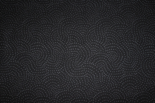 Designerbaumwollstoff Twist charcoal  (10 cm)