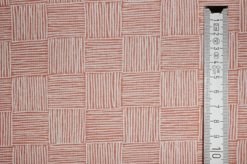 Preview: Taschenstoff Canvas Along the Fields Haystack Summer Peach (10 cm)