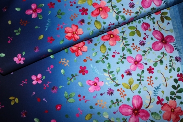 Designerbaumwolle Rapport Double Happiness (56 cm)