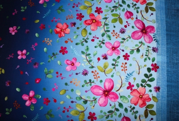 Preview: Designerbaumwolle Rapport Double Happiness (56 cm)