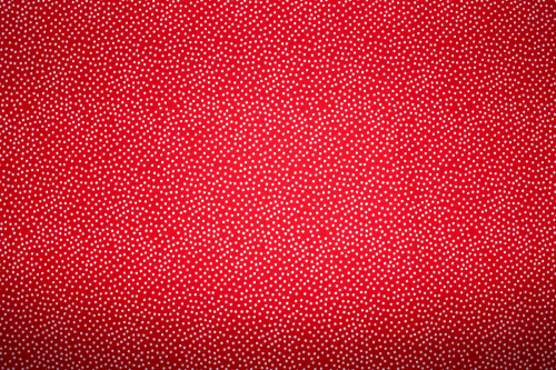 Preview: Designerbaumwolle Garden Pindot rot/weiß (10 cm)