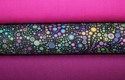 Preview: Designerbaumwollstoff Effervescence kühle Töne  (10 cm)