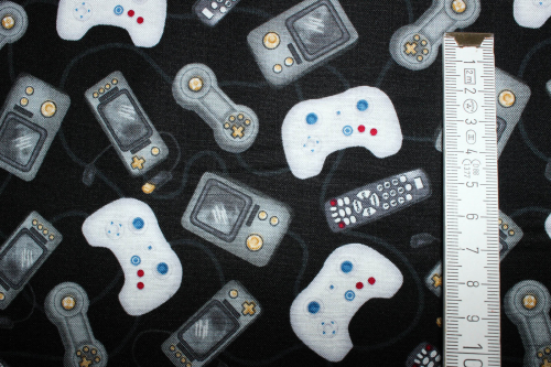 Preview: Designer-Baumwollstoff Man Cave Spiekonsole (10 cm)