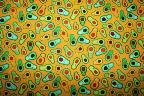 Preview: Designerbaumwolle Avocadoparty  (10 cm)