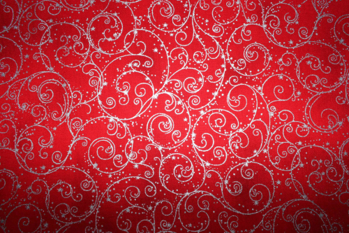 Preview: Designer-Baumwollstoff Holiday Flourish (10 cm)