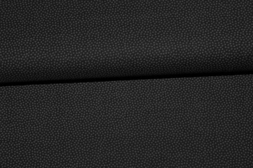 Baumwolle unregelmäßige Pünktchen schwarz (10 cm)