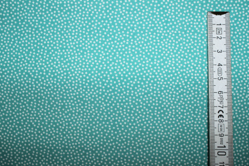 Baumwolle Emilie  unregelmäßige Punkte mint (10 cm)